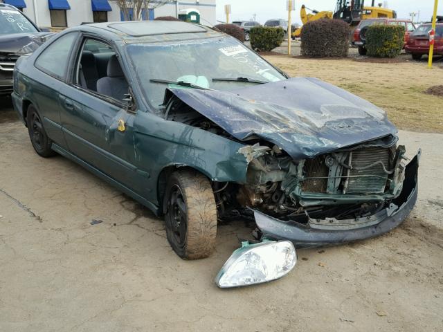 1HGEJ824XYL006434 - 2000 HONDA CIVIC EX GREEN photo 1