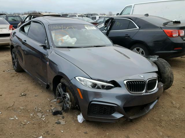 WBA2G1C36HV665514 - 2017 BMW M240I GRAY photo 1