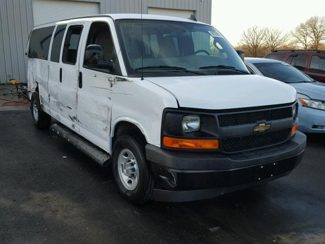 1GAZGNFF7H1236719 - 2017 CHEVROLET EXPRESS G3 WHITE photo 1