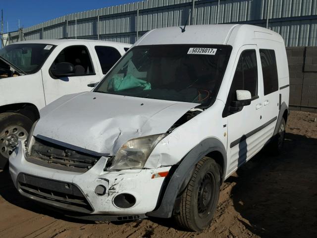 NM0KS9BN1DT139362 - 2013 FORD TRANSIT CO WHITE photo 2