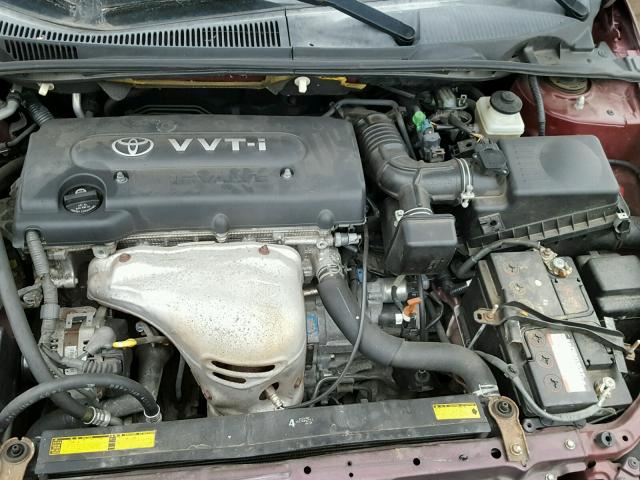 JTKDE167050061412 - 2005 TOYOTA SCION TC 栗色 照片 7