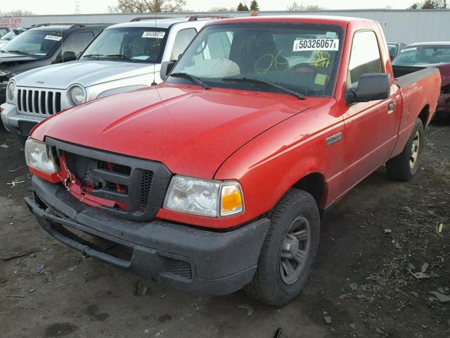 1FTYR10DX7PA72763 - 2007 FORD RANGER RED photo 2