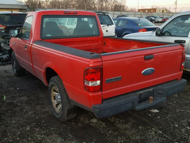 1FTYR10DX7PA72763 - 2007 FORD RANGER RED photo 3