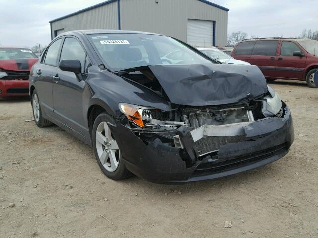 1HGFA16837L034308 - 2007 HONDA CIVIC EX BLACK photo 1