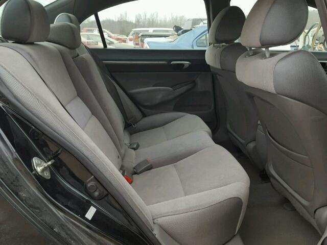 1HGFA16837L034308 - 2007 HONDA CIVIC EX შავი ფოტო 6
