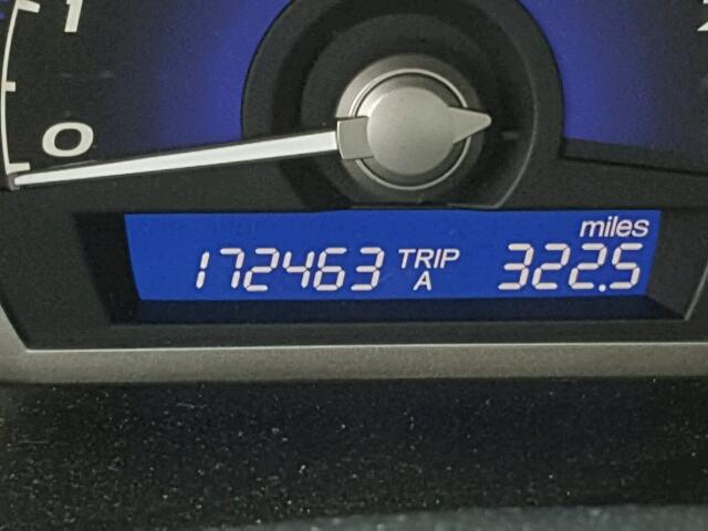 1HGFA16837L034308 - 2007 HONDA CIVIC EX შავი ფოტო 8