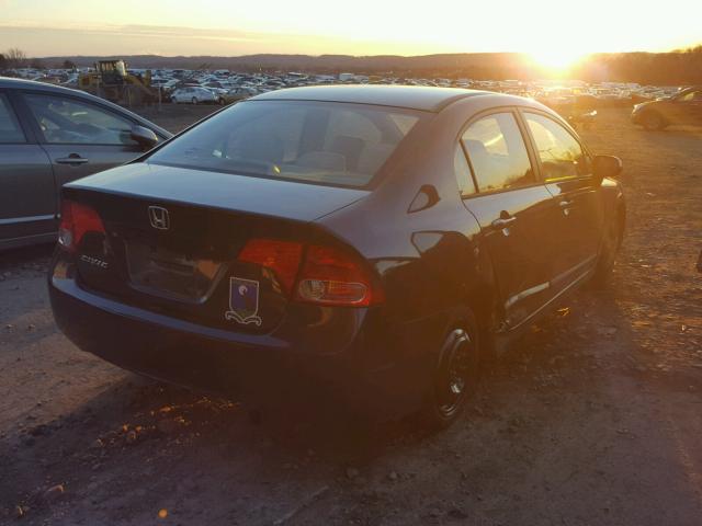 1HGFA15556L068174 - 2006 HONDA CIVIC LX BLUE photo 4