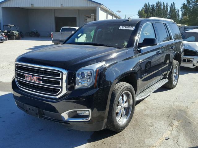 1GKS1BKC4FR220727 - 2015 GMC YUKON SLT BLACK photo 2