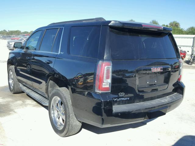 1GKS1BKC4FR220727 - 2015 GMC YUKON SLT BLACK photo 3