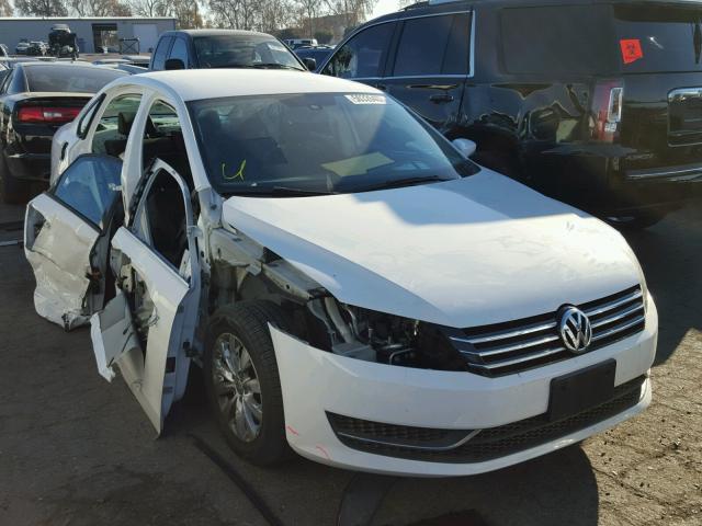 1VWAT7A39EC088689 - 2014 VOLKSWAGEN PASSAT S WHITE photo 1