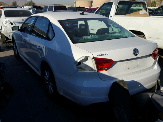 1VWAT7A39EC088689 - 2014 VOLKSWAGEN PASSAT S თეთრი ფოტო 3