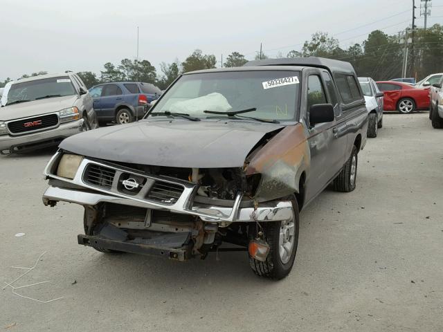 1N6DD26S4YC406820 - 2000 NISSAN FRONTIER K GRAY photo 2