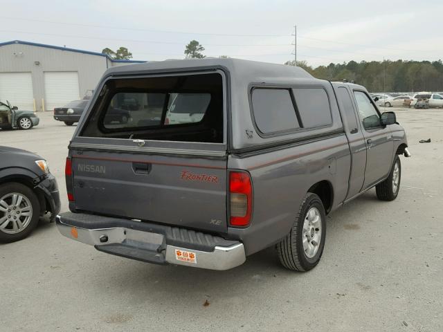 1N6DD26S4YC406820 - 2000 NISSAN FRONTIER K GRAY photo 4