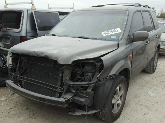 5FNYF28416B038903 - 2006 HONDA PILOT EX GREEN photo 2