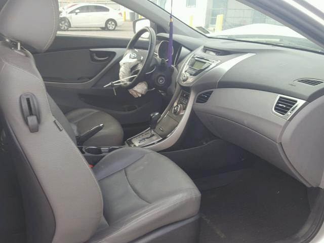 KMHDH6AE3DU008000 - 2013 HYUNDAI ELANTRA CO SILVER photo 5