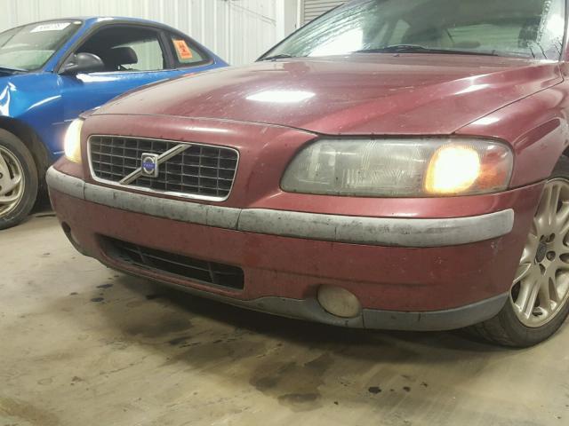 YV1RS59VX42405011 - 2004 VOLVO S60 2.5T MAROON photo 10