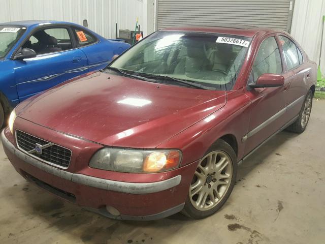 YV1RS59VX42405011 - 2004 VOLVO S60 2.5T MAROON photo 2