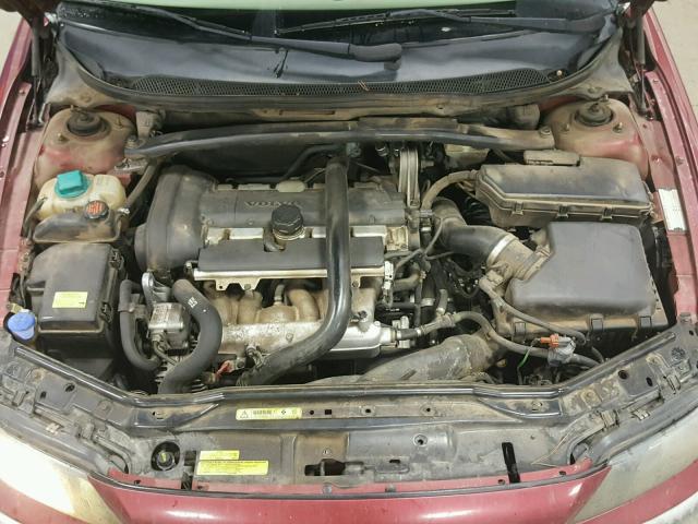 YV1RS59VX42405011 - 2004 VOLVO S60 2.5T MAROON photo 7