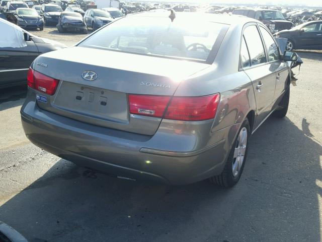 5NPET46C69H418472 - 2009 HYUNDAI SONATA GLS BEIGE photo 4