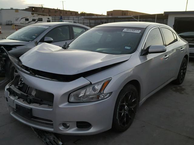 1N4AA5AP2CC831230 - 2012 NISSAN MAXIMA S SILVER photo 2