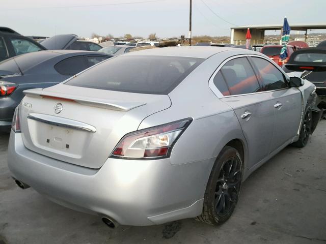 1N4AA5AP2CC831230 - 2012 NISSAN MAXIMA S SILVER photo 4