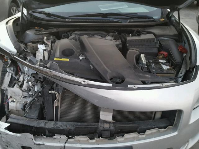 1N4AA5AP2CC831230 - 2012 NISSAN MAXIMA S SILVER photo 7