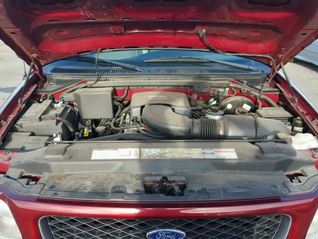 1FTRX18L2WNA16557 - 1998 FORD F150 RED photo 7