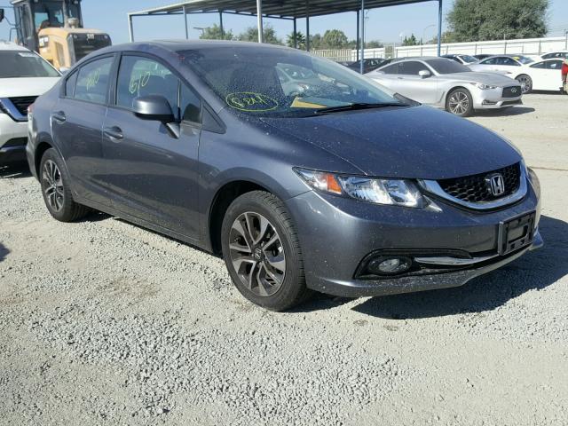 19XFB2F96DE266772 - 2013 HONDA CIVIC EXL SILVER photo 1