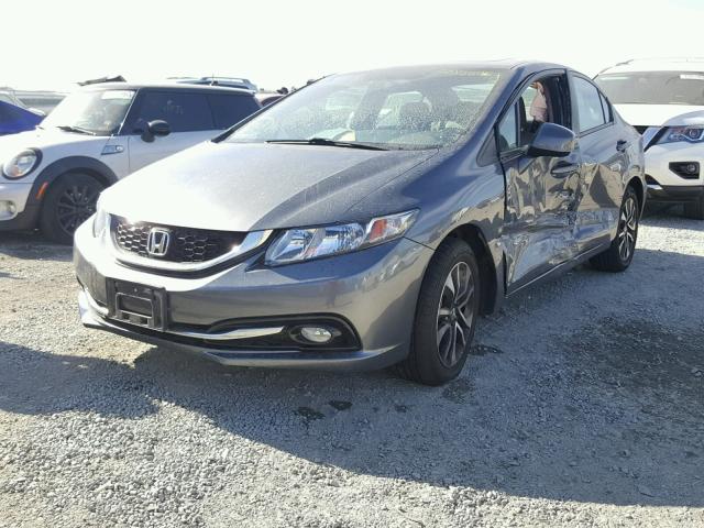 19XFB2F96DE266772 - 2013 HONDA CIVIC EXL SILVER photo 2