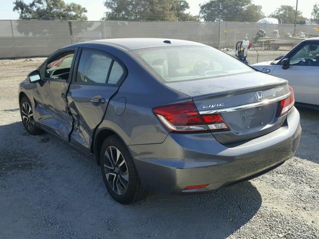 19XFB2F96DE266772 - 2013 HONDA CIVIC EXL SILVER photo 3