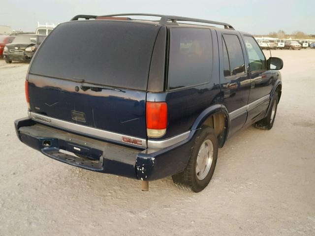 1GKCS13W8X2520219 - 1999 GMC JIMMY BLUE photo 4