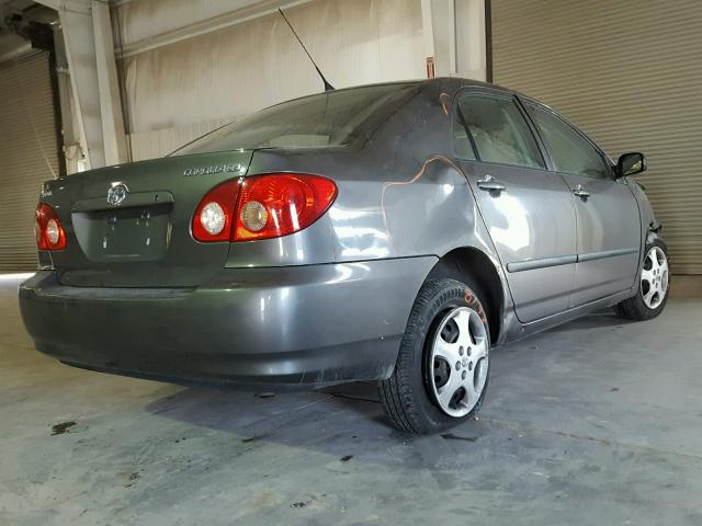 2T1BR32EX5C342898 - 2005 TOYOTA COROLLA CE GRAY photo 4