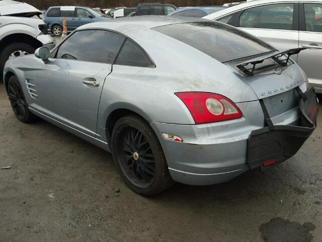 1C3AN69L94X013739 - 2004 CHRYSLER CROSSFIRE GRAY photo 3