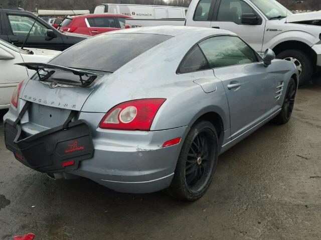 1C3AN69L94X013739 - 2004 CHRYSLER CROSSFIRE GRAY photo 4