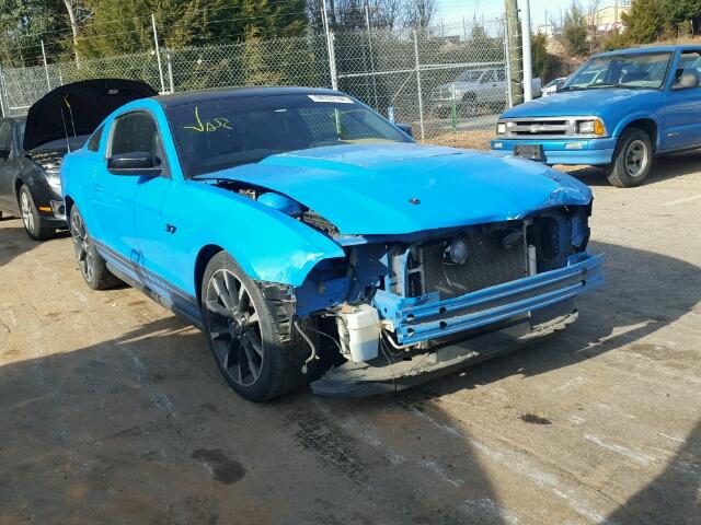 1ZVBP8AM5C5264341 - 2012 FORD MUSTANG BLUE photo 1