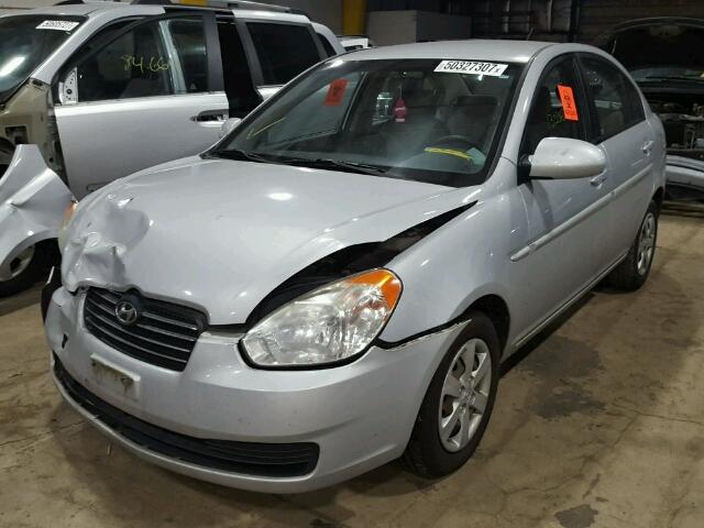 KMHCN46C69U285862 - 2009 HYUNDAI ACCENT GLS SILVER photo 2