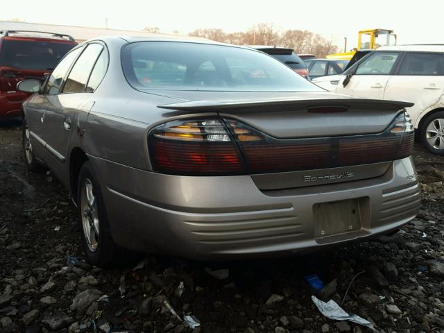 1G2HX54K024109341 - 2002 PONTIAC BONNEVILLE BEIGE photo 3