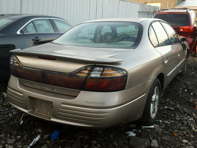 1G2HX54K024109341 - 2002 PONTIAC BONNEVILLE BEIGE photo 4