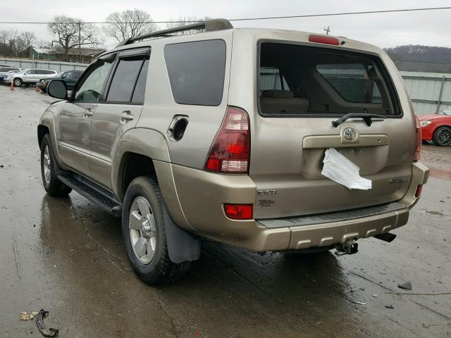 JTEZU14R350046788 - 2005 TOYOTA 4RUNNER SR TAN photo 3