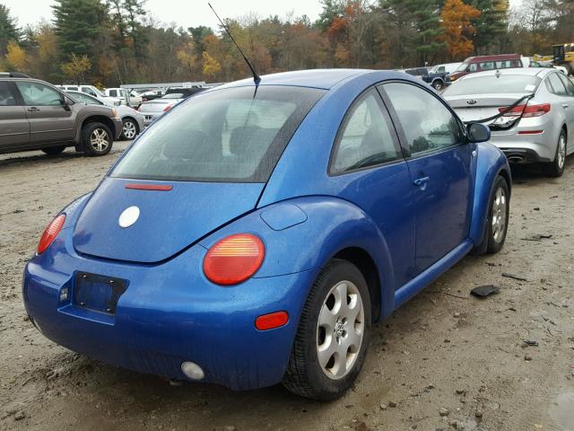 3VWCK21C33M430373 - 2003 VOLKSWAGEN NEW BEETLE 蓝色 照片 4