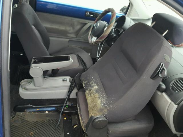 3VWCK21C33M430373 - 2003 VOLKSWAGEN NEW BEETLE 蓝色 照片 5