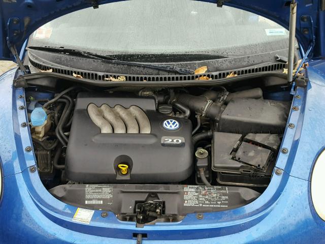 3VWCK21C33M430373 - 2003 VOLKSWAGEN NEW BEETLE 蓝色 照片 7
