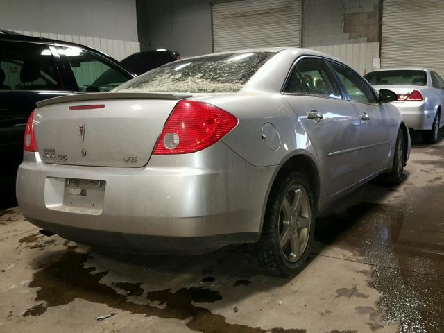 1G2ZG57N084101291 - 2008 PONTIAC G6 BASE SILVER photo 4