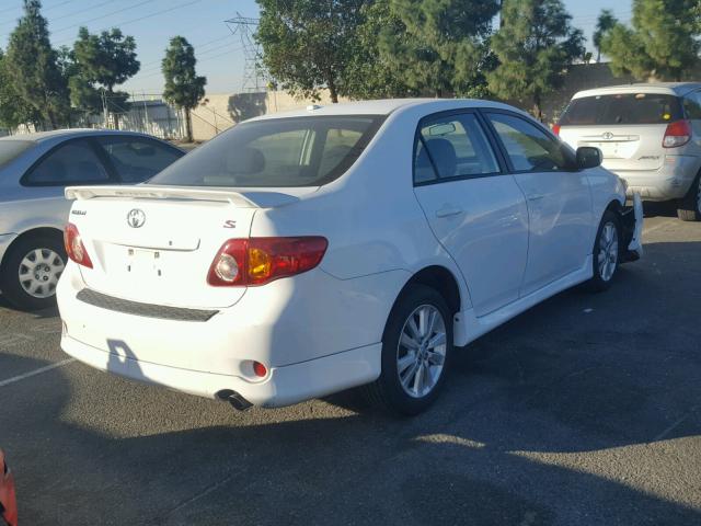 1NXBU4EE9AZ328340 - 2010 TOYOTA COROLLA BA WHITE photo 4