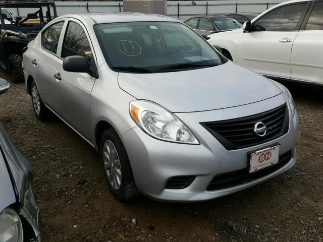 3N1CN7AP2DL860710 - 2013 NISSAN VERSA S SILVER photo 1