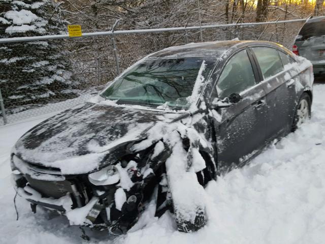 1G1PF5S93B7116558 - 2011 CHEVROLET CRUZE LT BLACK photo 2