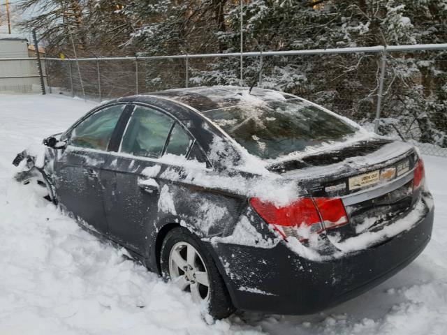 1G1PF5S93B7116558 - 2011 CHEVROLET CRUZE LT BLACK photo 3