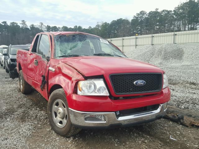 1FTPX12554NA23775 - 2004 FORD F150 RED photo 1