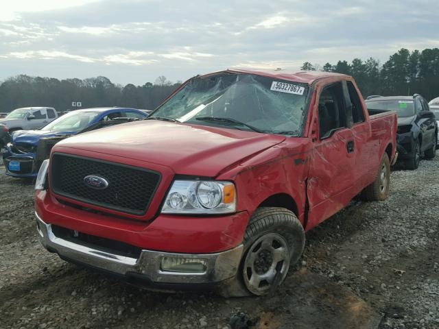 1FTPX12554NA23775 - 2004 FORD F150 RED photo 2