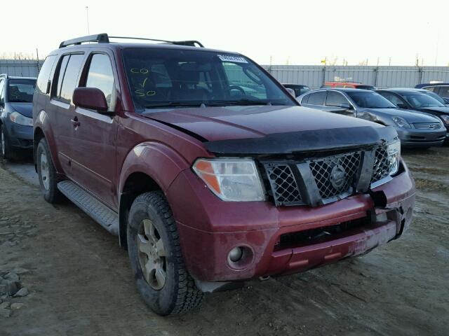 5N1AR18WX6C616011 - 2006 NISSAN PATHFINDER RED photo 1